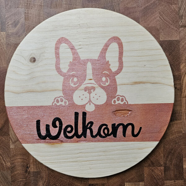 Welkomstbord frenchie